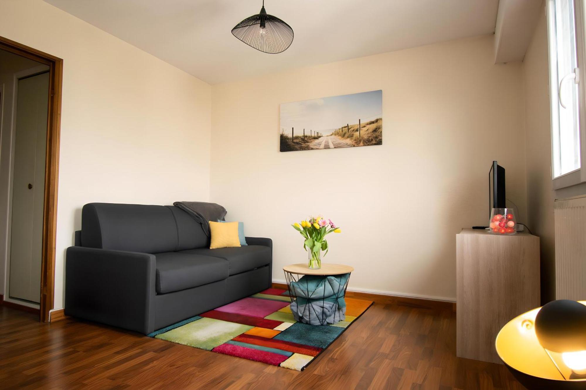 Grand Studio Avec Parking A 10 Minutes Des Plages Лориан Екстериор снимка